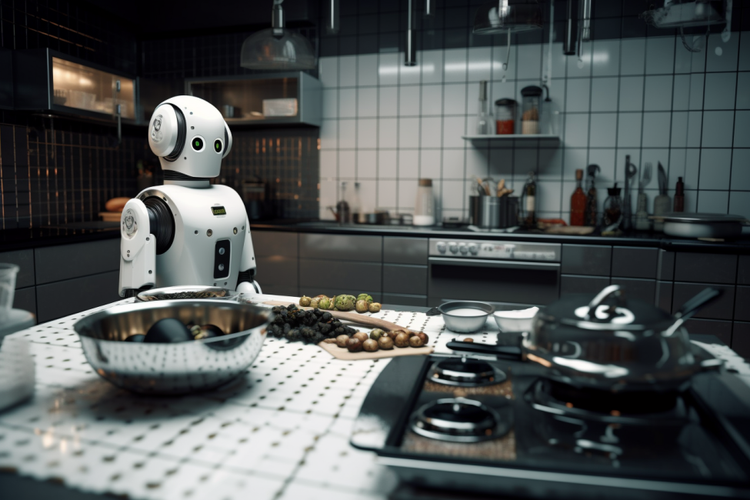KI-Roboter als intelligenter Küchenhelfer